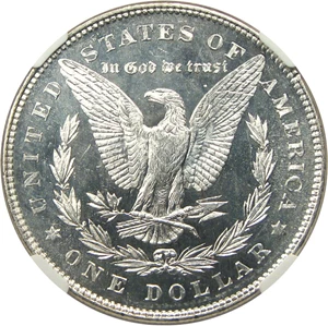 image for: 1878 7TF $1 NGC MS65 DMPL (Reverse of 1878)