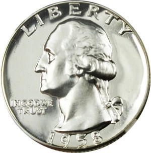 image for: 1958 25c NGC Proof 68 (NGC Star)