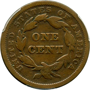 image for: 1841 1c PCGS VG-8