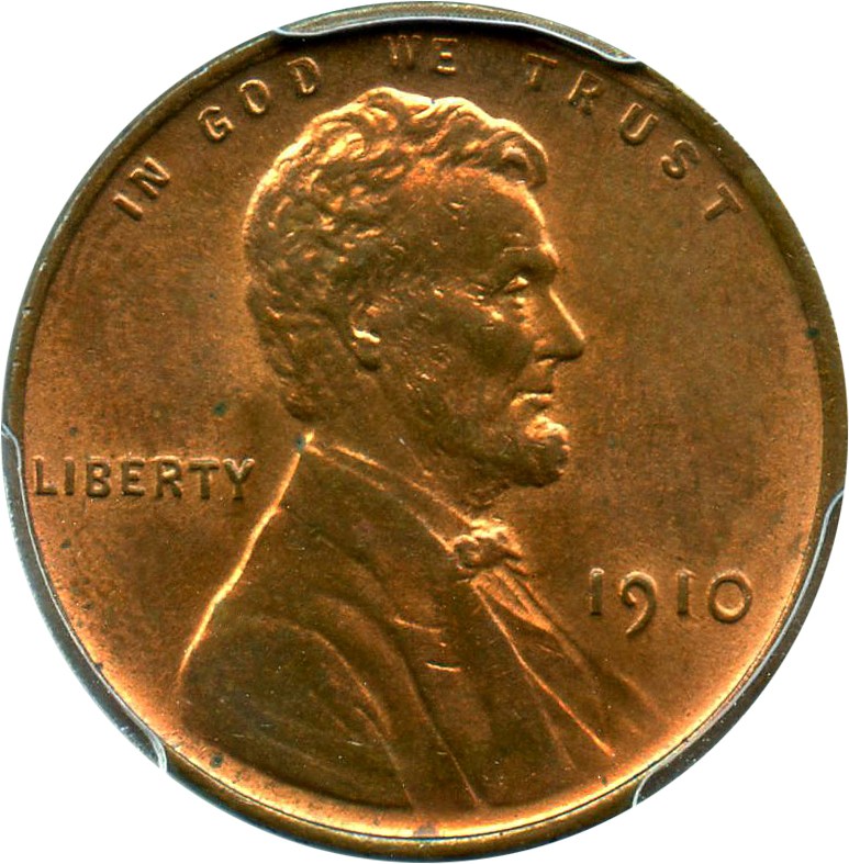 image for: 1910 1c PCGS MS63 RB