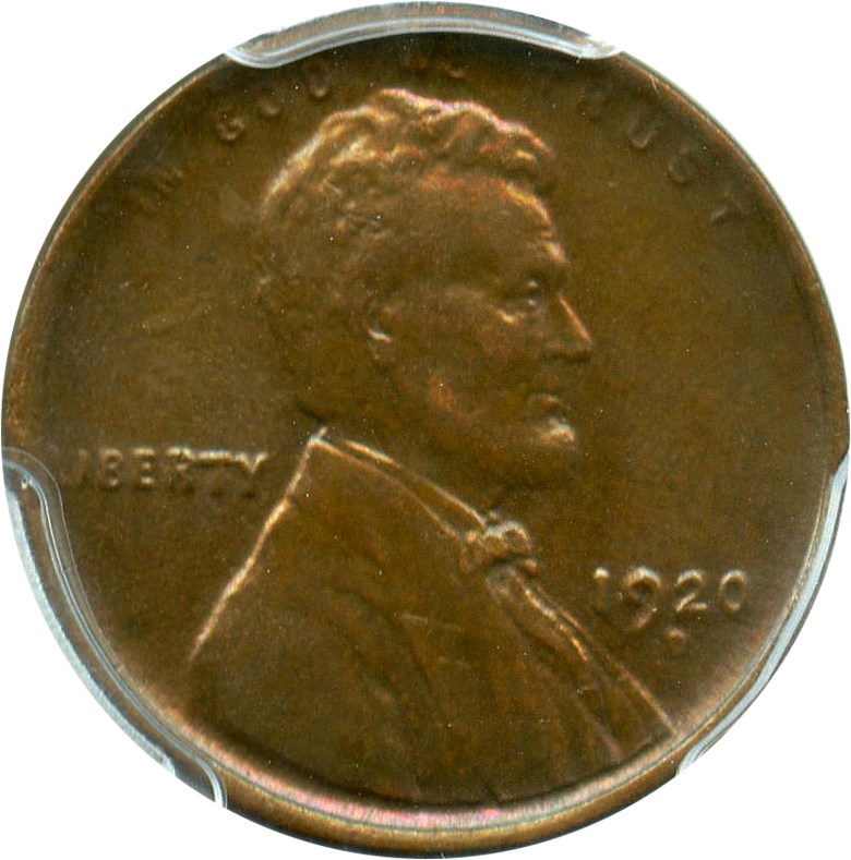 image for: 1920-D 1c PCGS AU58