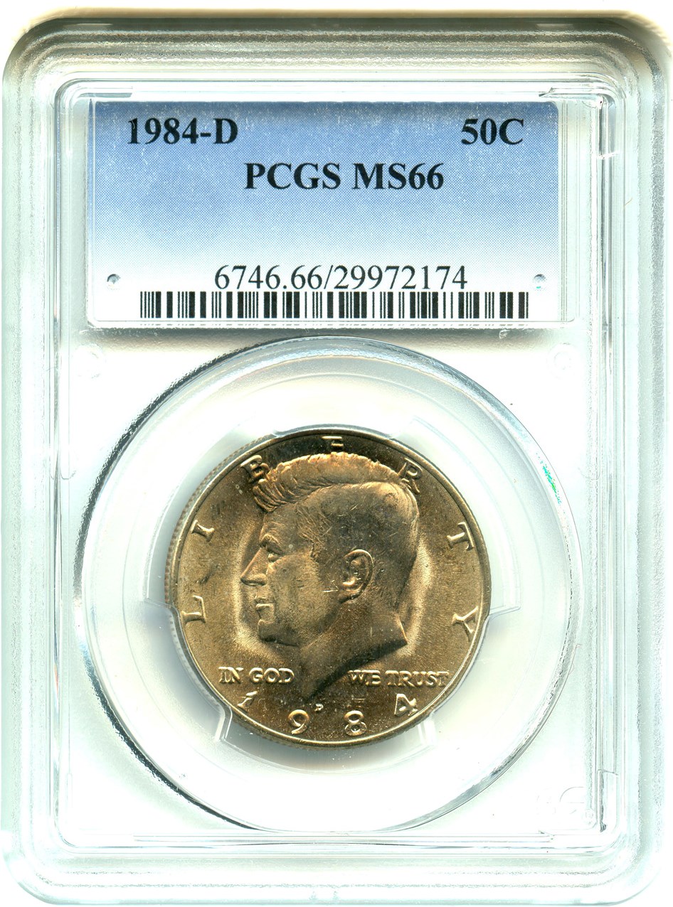 image for: 1984-D 50c PCGS MS66 - No Reserve!