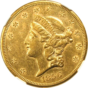 image for: 1856-S $20 NGC AU55 - No Reserve!