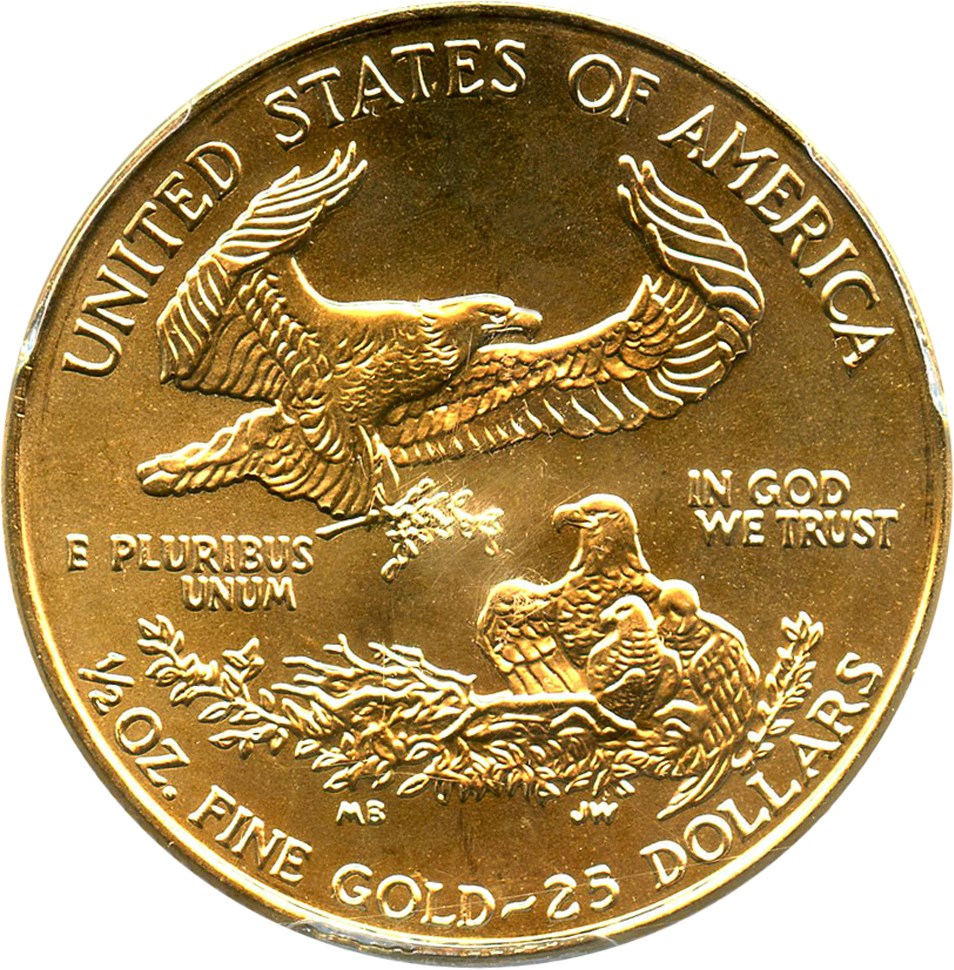 image for: 1999 Gold Eagle $25 PCGS MS69 - No Reserve!