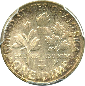 image for: 1951 10c PCGS MS66+ FB