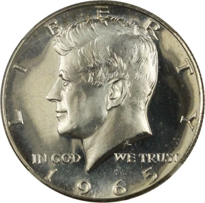 image for: 1965 50c NGC MS66 CAM (Special Mint Set)