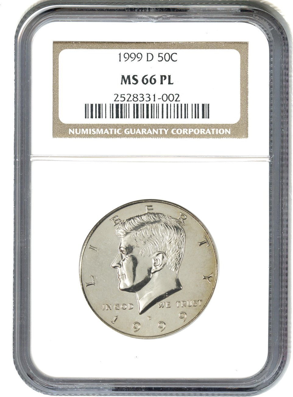 image for: 1999-D 50c NGC MS66 PL