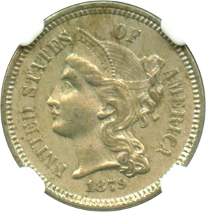 image for: 1879 3cN NGC AU58