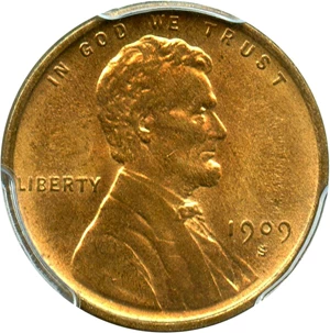 image for: 1909-S/Horiz S Lincoln 1c PCGS/CAC MS64 RB