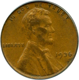 image for: 1936 1c PCGS XF40 (Doubled Die Obverse, FS-101)