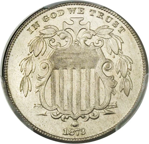 image for: 1873 5c PCGS/CAC Proof 64 (Closed 3)