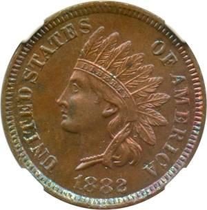 image for: 1882 1c NGC Proof 65 BN