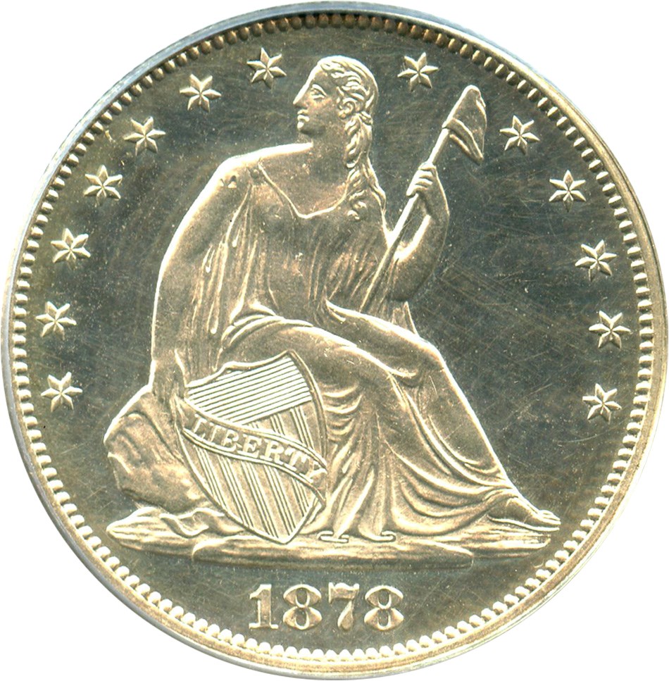 image for: 1878 50c PCGS Proof 62 CAM