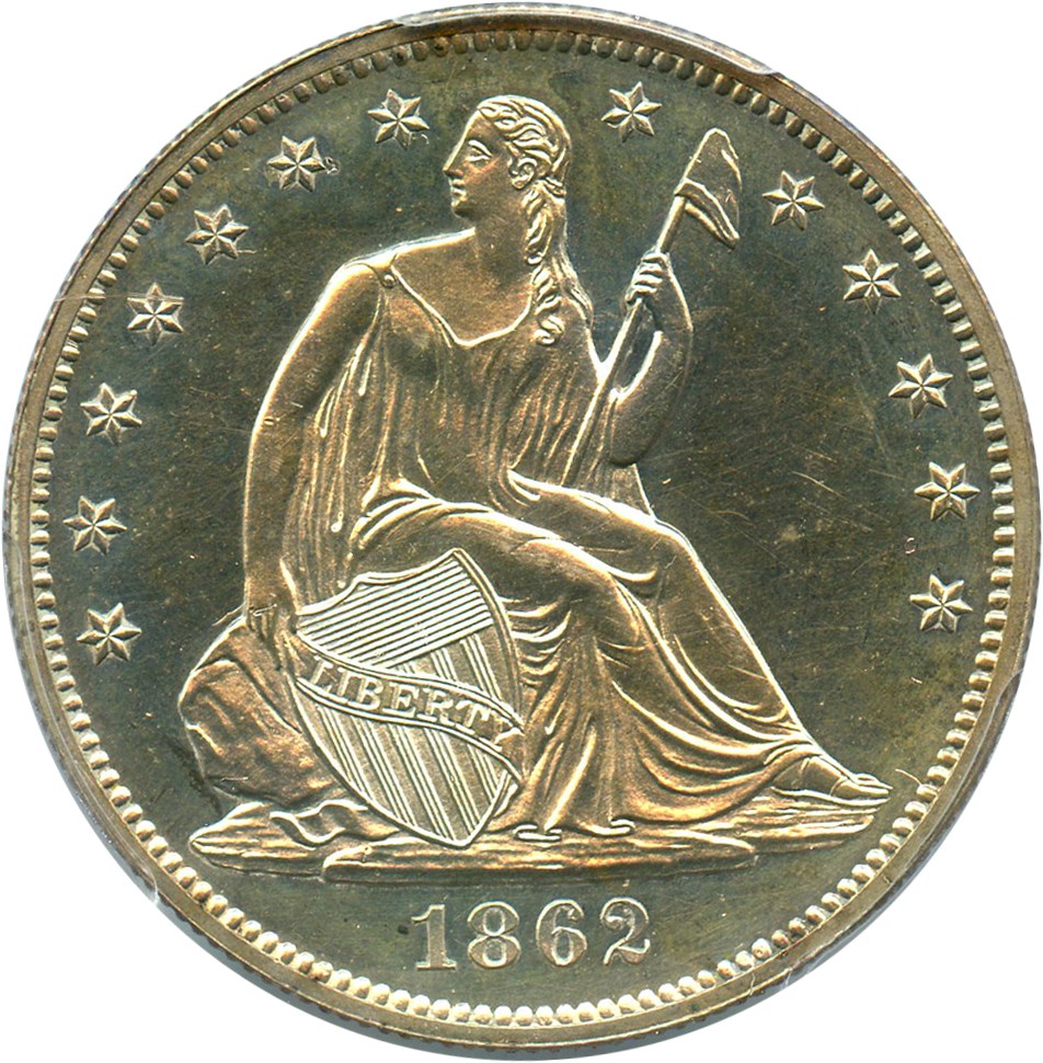 image for: 1862 50c PCGS Proof 62