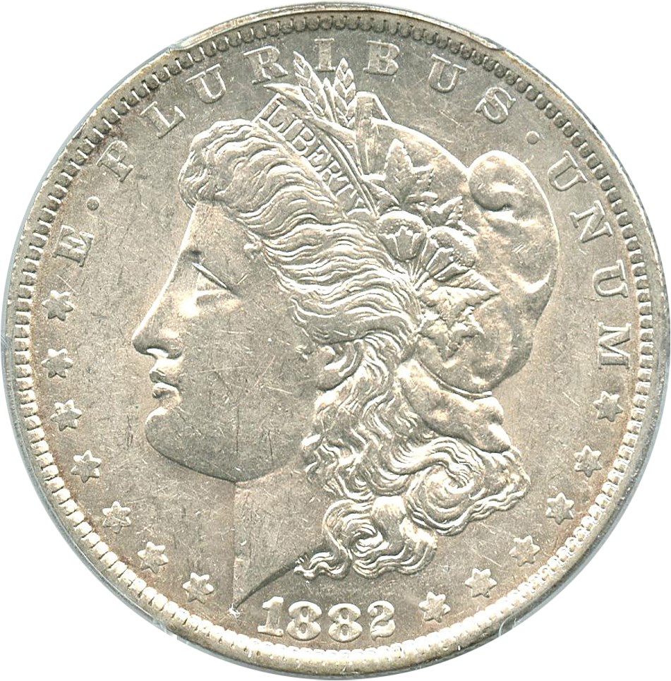 image for: 1882-O/S $1 PCGS AU53 (Weak)