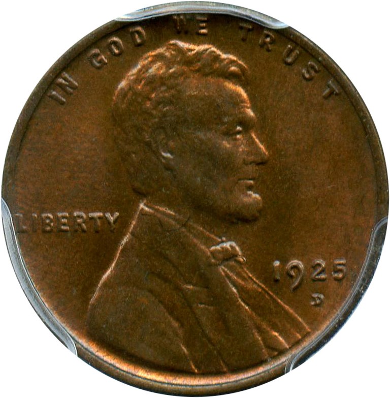 image for: 1925-D 1c PCGS MS64 BN