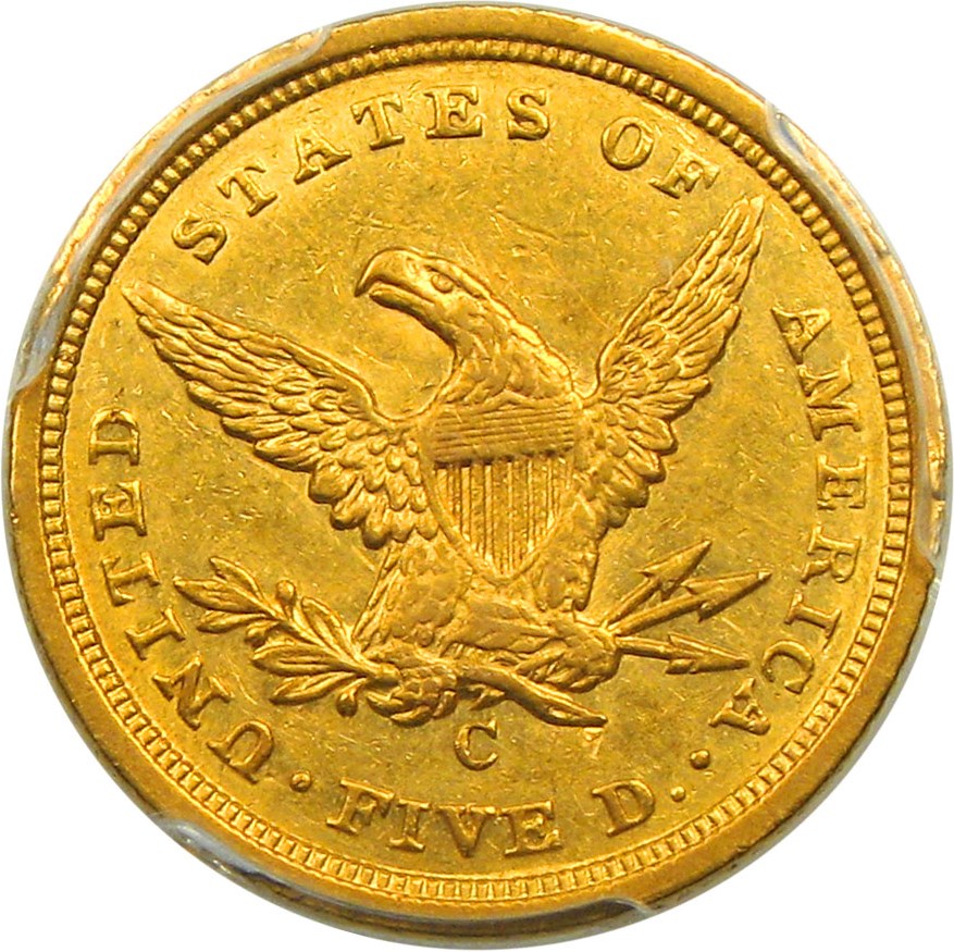 image for: 1840-C $5 PCGS AU55