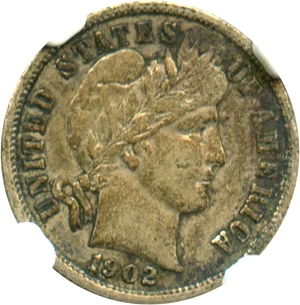image for: 1902 10c NGC XF40