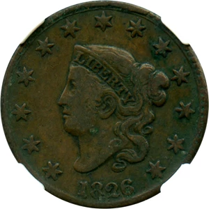 image for: 1826 1c NGC VF20 BN