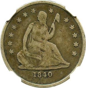 image for: 1840-O 25c NGC VG-10 (No Drapery)