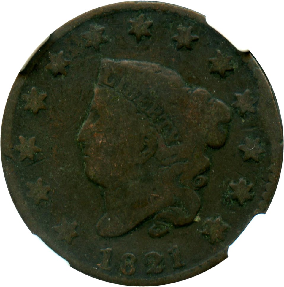 image for: 1821 1c NGC Good-6 BN - No Reserve!