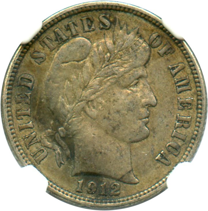 image for: 1912-S 10c NGC XF45 - No Reserve!