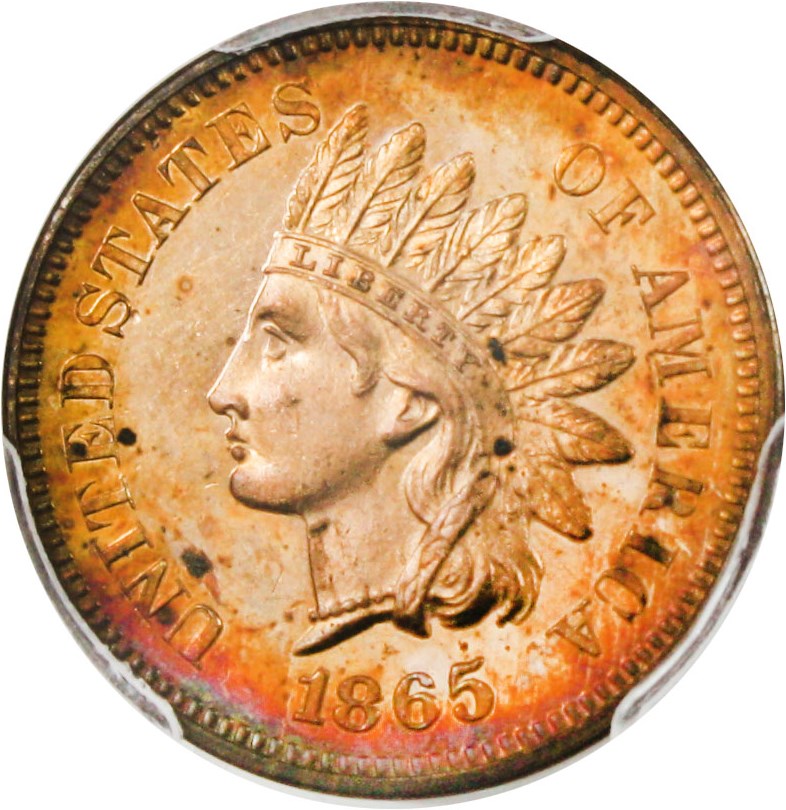 image for: 1865 1c PCGS Proof 62 RB