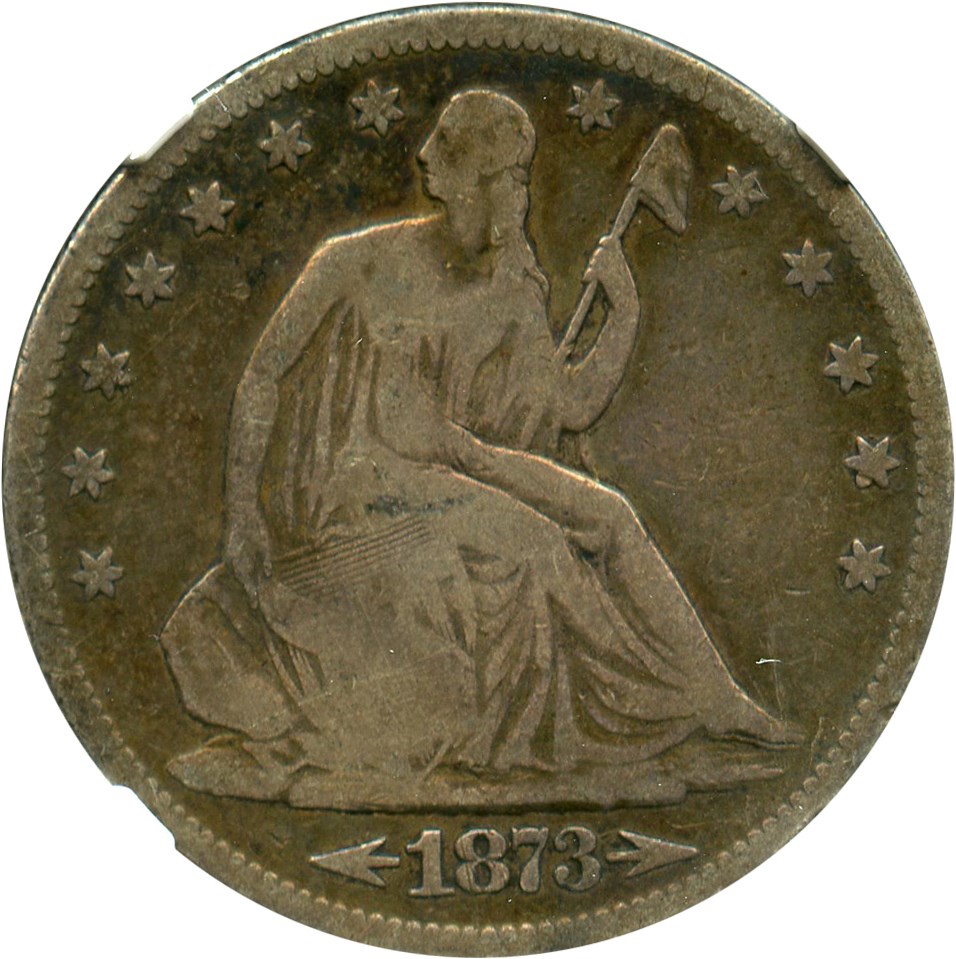 image for: 1873-S 50c NGC F12 (Arrows)