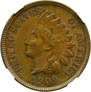 image for: 1909 Indian 1c NGC MS62 BN