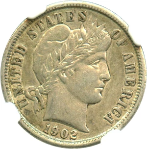 image for: 1902 10c NGC XF45