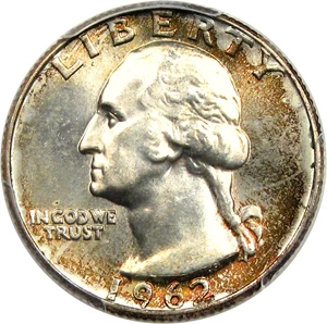 image for: 1962-D 25c PCGS/CAC MS67