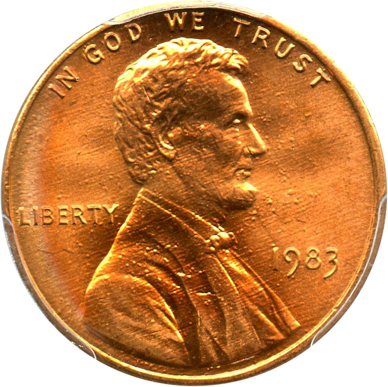 image for: 1983 1c PCGS MS67 RD 