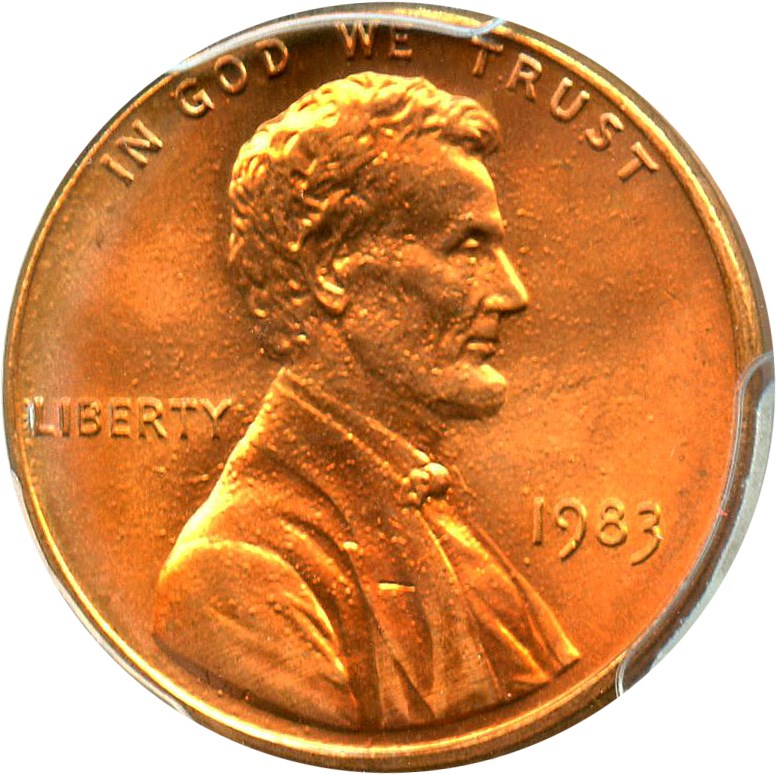 image for: 1983 1c PCGS MS67 RD - No Reserve!