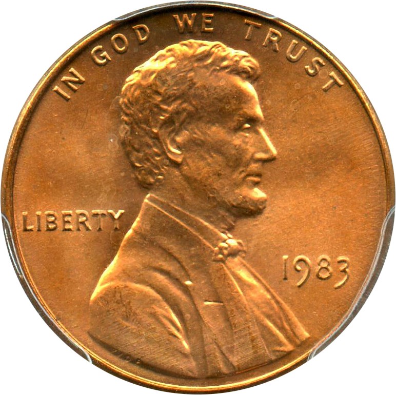 image for: 1983 1c PCGS MS66 RD - No Reserve!