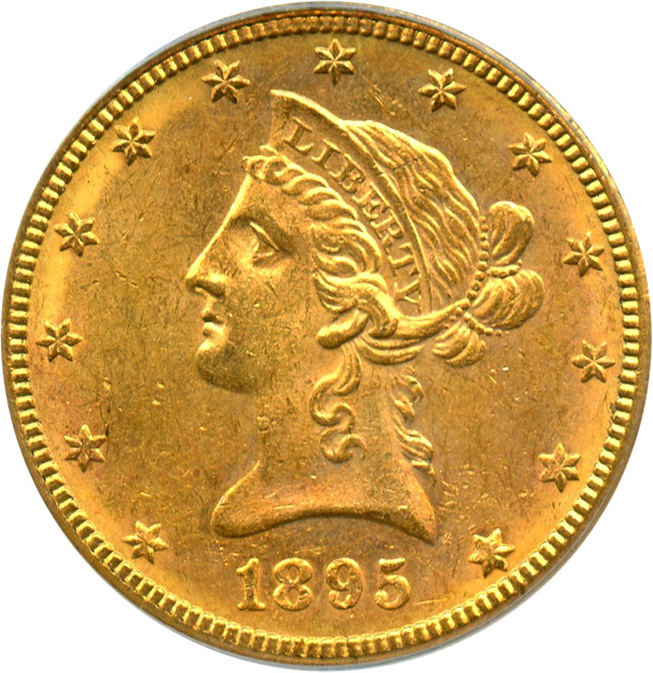 image for: 1895-O $10 PCGS/CAC MS61