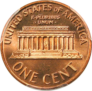 image for: 1972/1972 1c PCGS MS67 RD (Doubled Die)