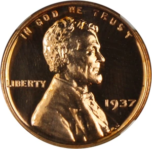 image for: 1937 1c NGC Proof 65 RD CAM