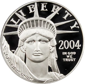 image for: 2004-W Platinum Eagle $100 PCGS Proof 69 DCAM