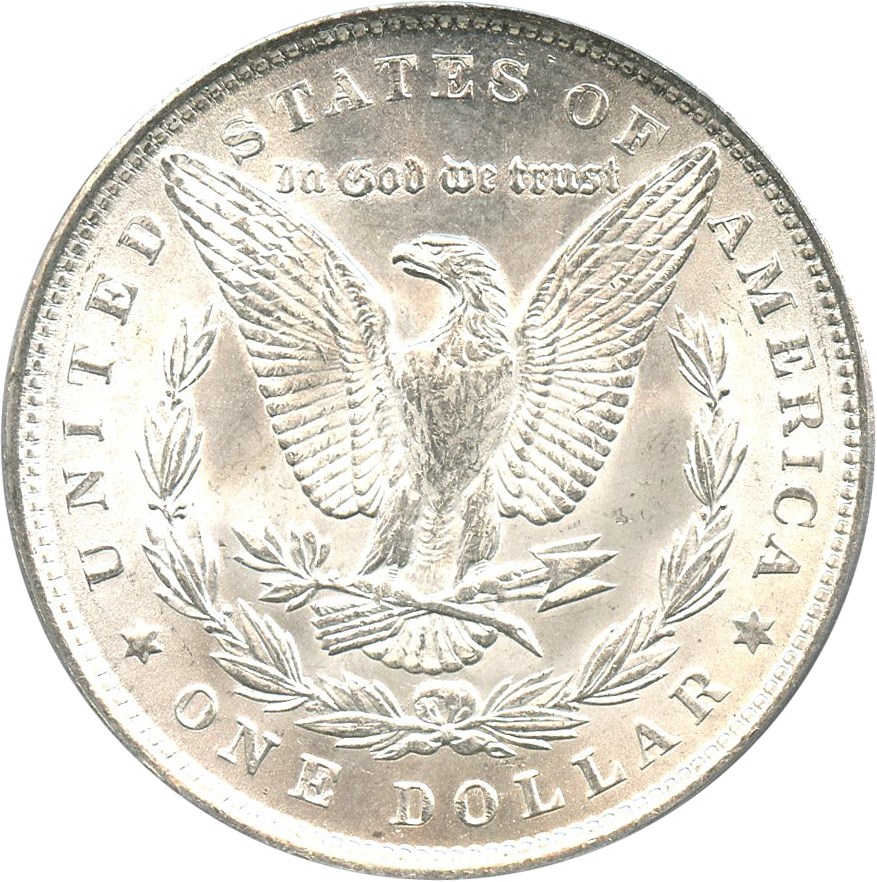 image for: 1888 $1 PCGS MS63 (VAM-7, Doubled Reverse)