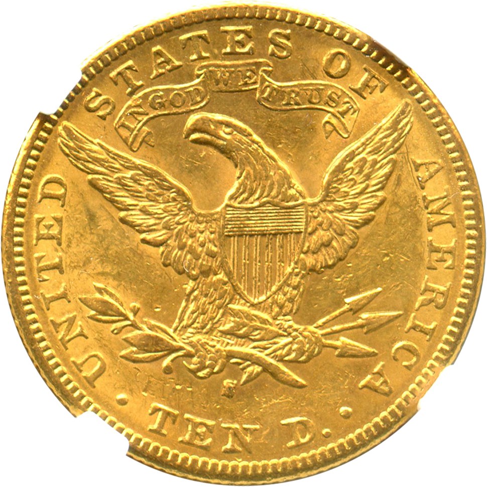 image for: 1895-S $10 NGC MS60