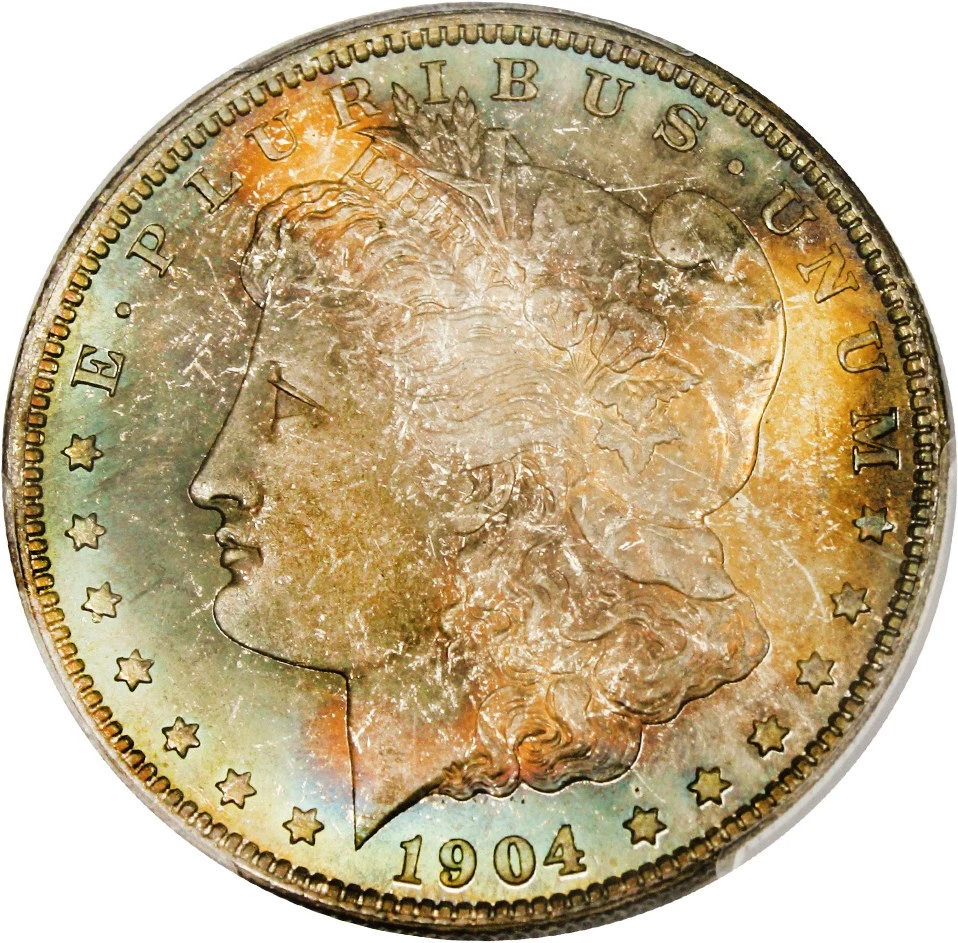 Buy 1904-O Morgan Silver Dollar Toned MS60 Online