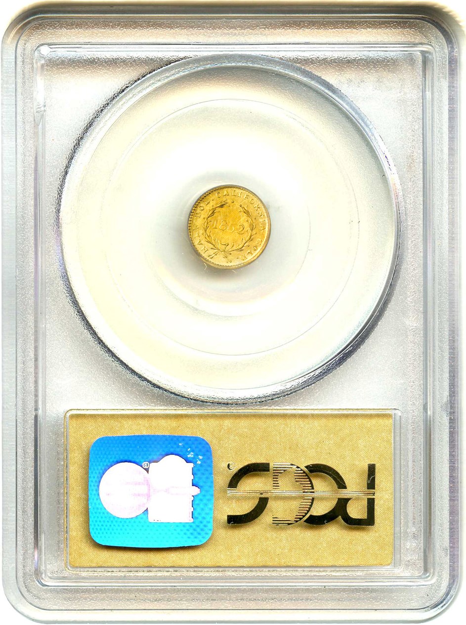 image for: California Fractional Gold: 1852 50c PCGS MS63 (BG-401)