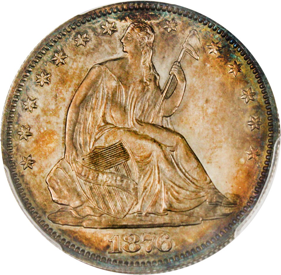 image for: 1876 50c PCGS/CAC Proof 64