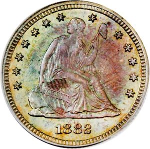image for: 1882 25c PCGS/CAC Proof 66