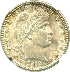 image for: 1910-D 25c NGC/CAC MS63 - No Reserve!