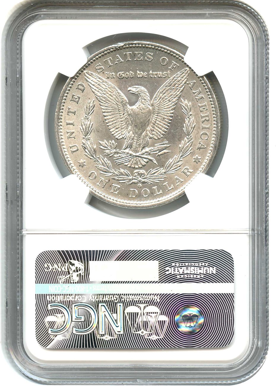 image for: 1879-O $1 NGC AU55 (VAM-28, O/Horizontal O)