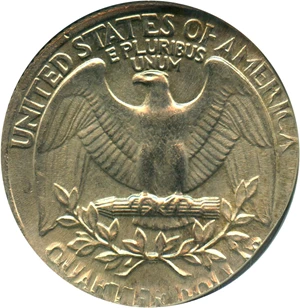 image for: Mint Error: 1977 25c NGC MS65 (Struck on Nickel Planchet, 5.0g)
