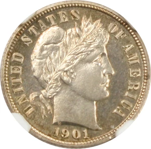 image for: 1901 10c NGC/CAC Proof 64 CAM