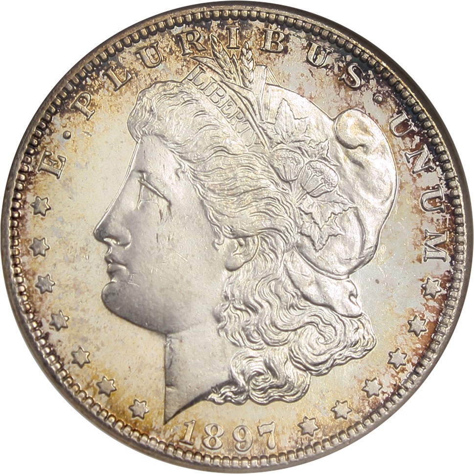 image for: 1897-S $1 NGC MS65 DMPL