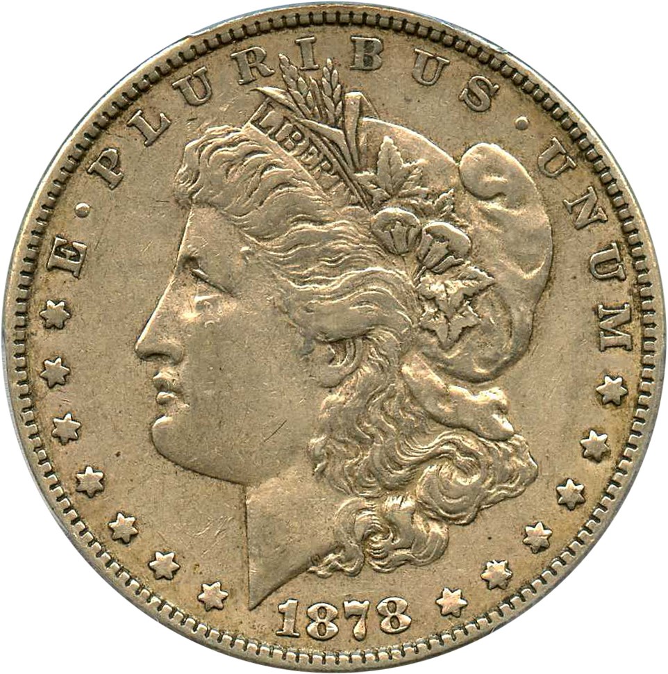 image for: 1878 7TF $1 PCGS XF40 (Reverse of 1878, VAM-141, Tripled Star)